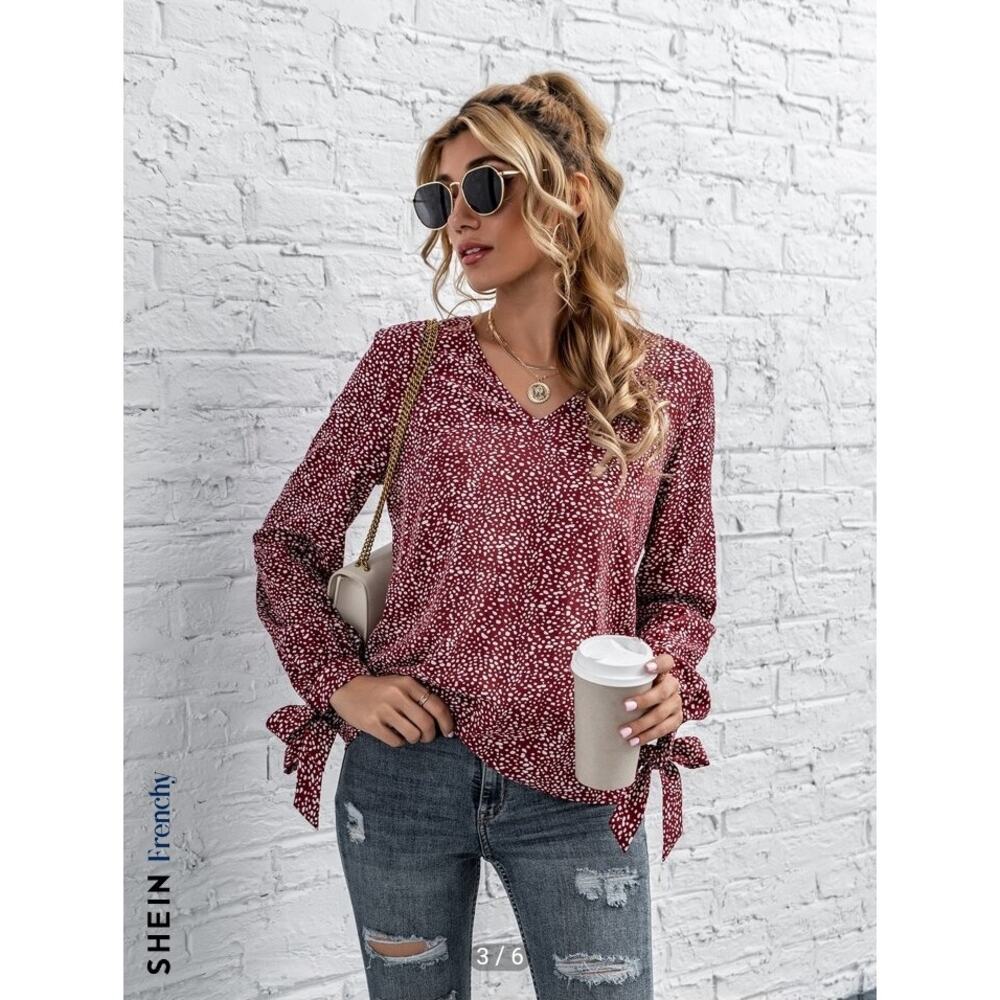 Shein Polka Dot Blouse